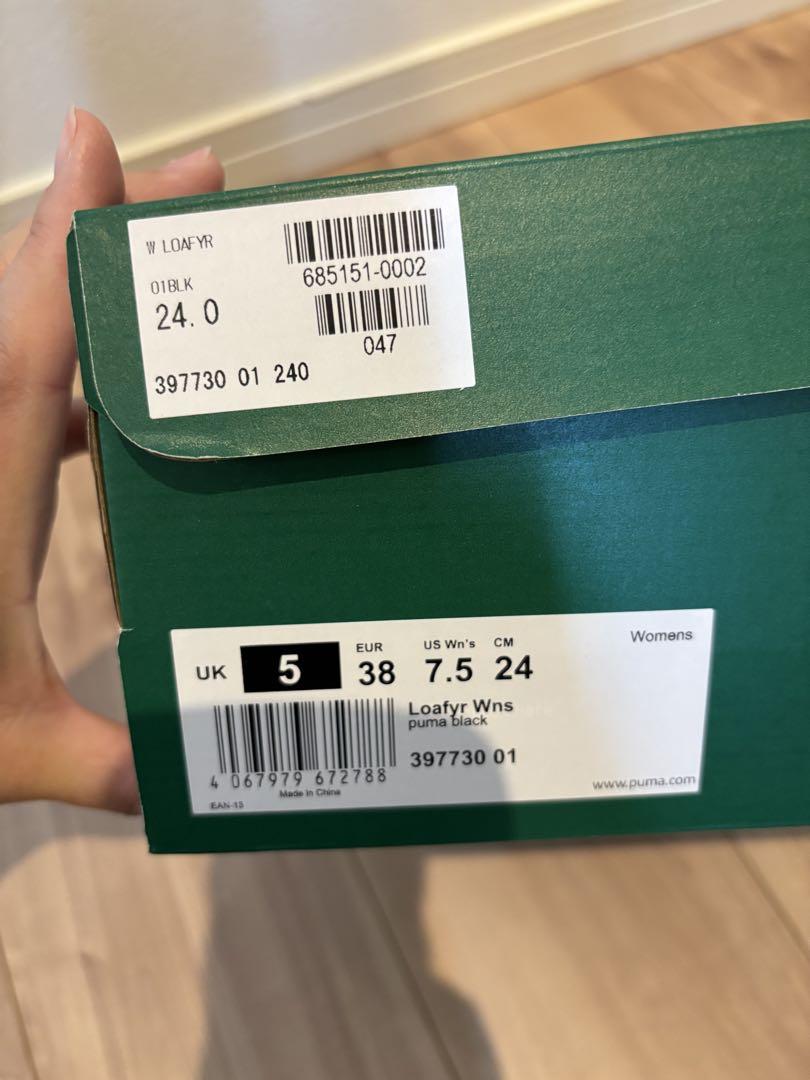 PUMA LOAFYR WNS ブラック 24cm