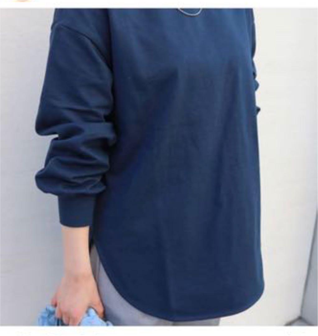 ブラック系 Free Size お得な特別割引価格 Machatt ラウンドヘムロングティシャツ Nvy Tシャツ カットソー 七分 長袖 トップスブラック系free Size 7 518 Www Lansflowerfarm Com