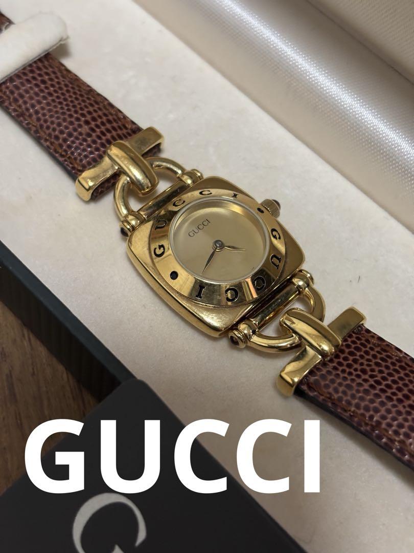 GUCCI レディース腕時計　6300L ゴールド