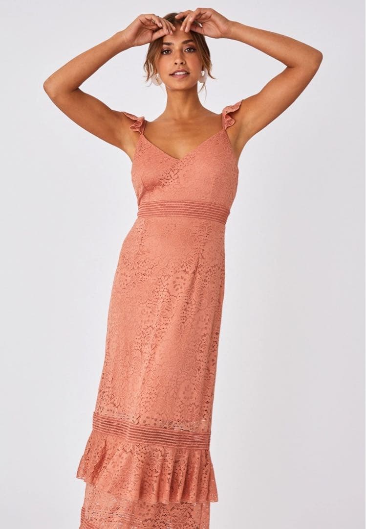 新品未使用⭐︎Little Mistress レースタイトロングドレス M