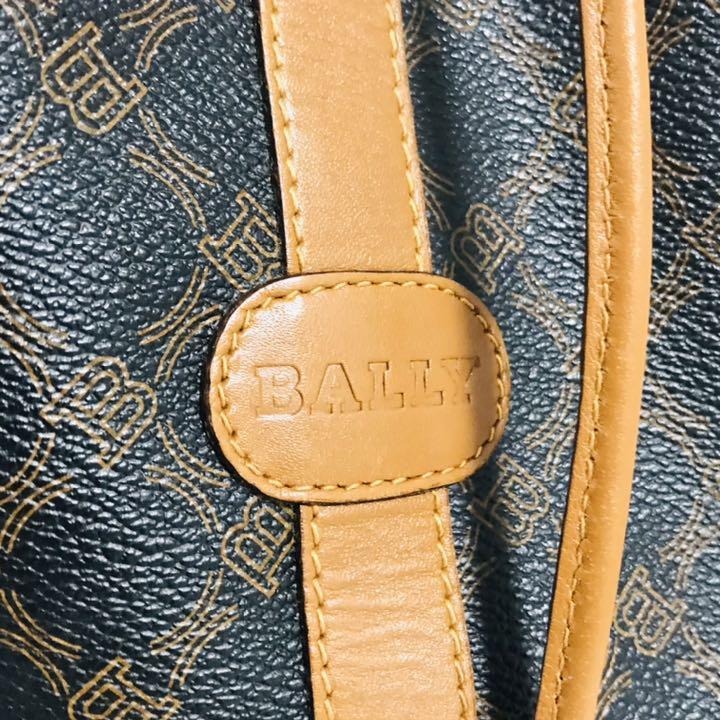 BALLY 2way レザーショルダー 巾着型 zvdcT-m96824718527 美品 バリー モノグラム 人気最新作