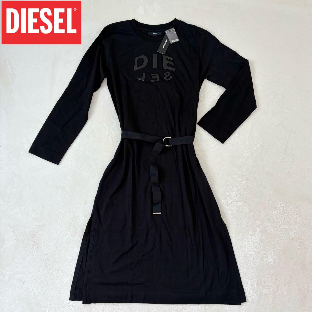 新入荷 新品✨】DIESELディーゼル ベルト メタルロゴ ロングワンピース ワンピース