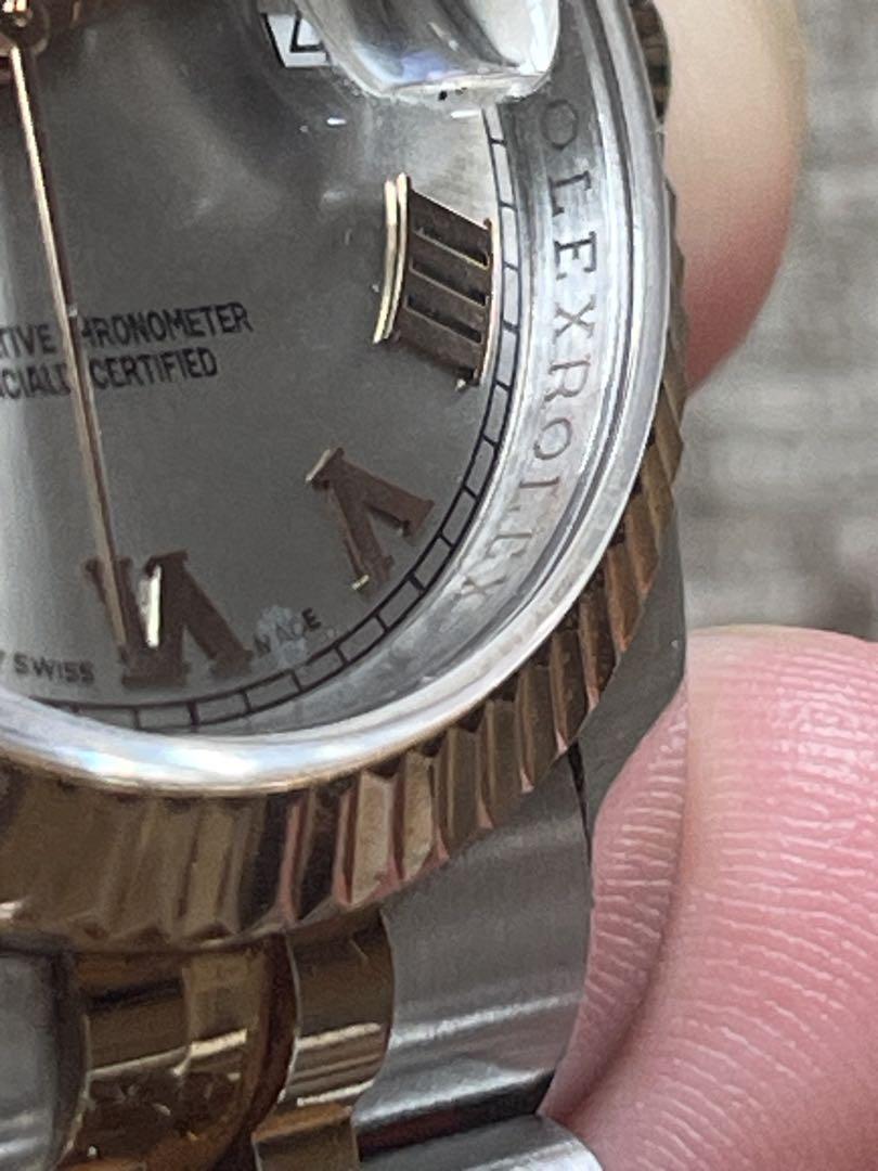 ロレ DATEJUST シルバー ローズゴールド コンビ時計 ROL