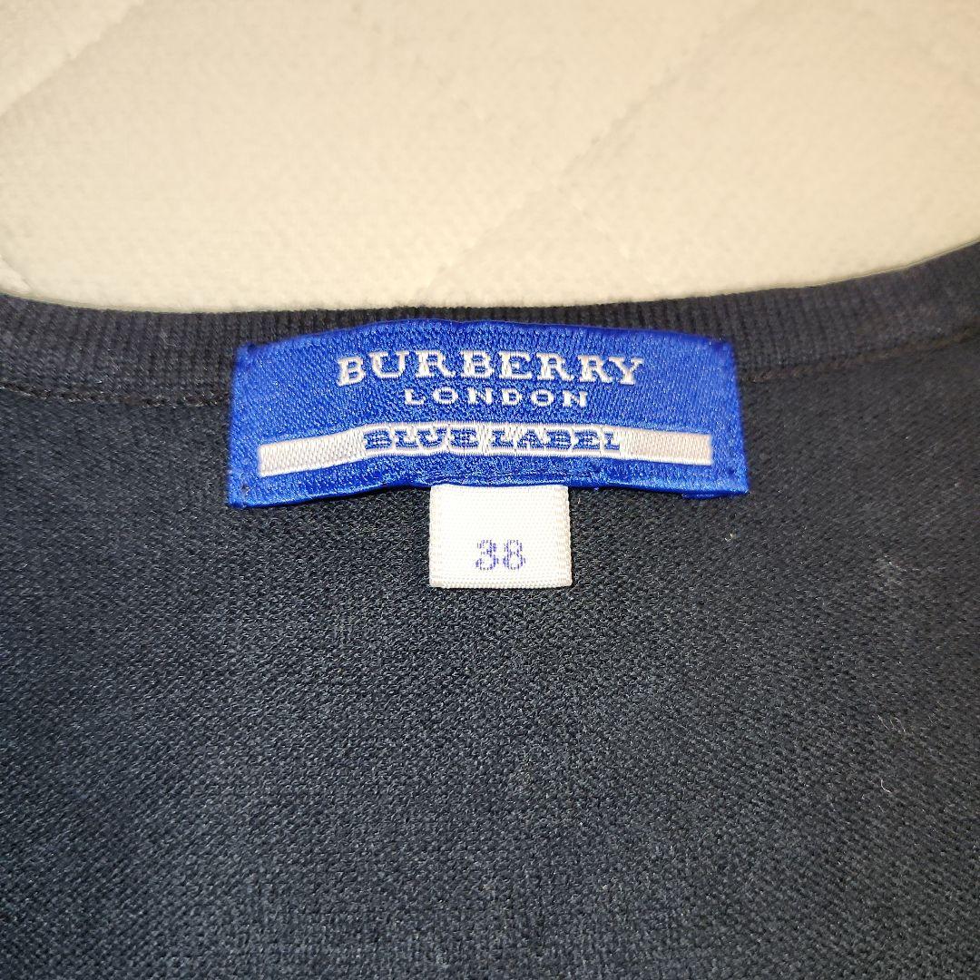 BURBERRY BLUE LABEL 半袖ニット 38サイズ ブラック - メルカリ