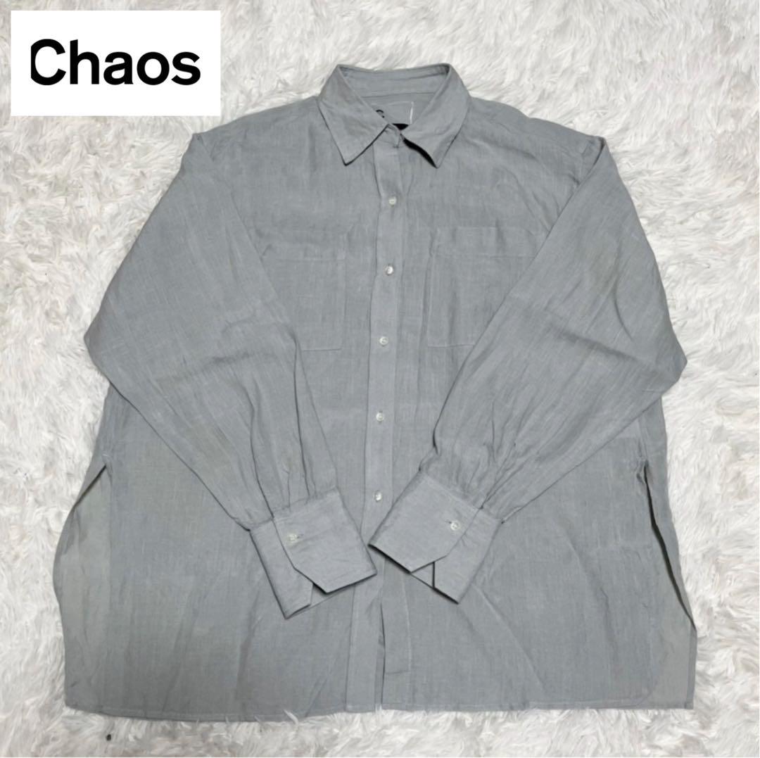 【Chaos】カオス 2024S/S COLLECTION アンバーリネンシャツ