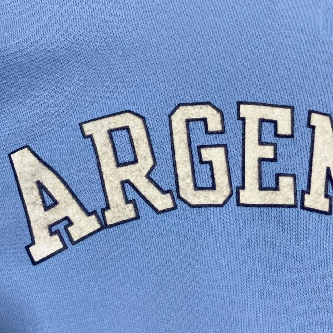 アディダス アルゼンチン代表 FIFA公式 トラックジャケット ロゴ刺繍 青 S アディダス アルゼンチン代表 FIFA公式 トラックジャケット ロゴ刺繍 青 S