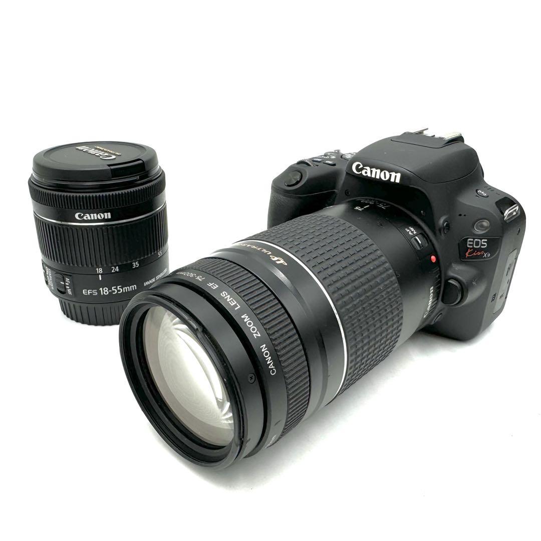 2025年春の ❁Wi-Fi搭載！❁CANON ダブルズームレンズ x9 kiss EOS デジタルカメラ