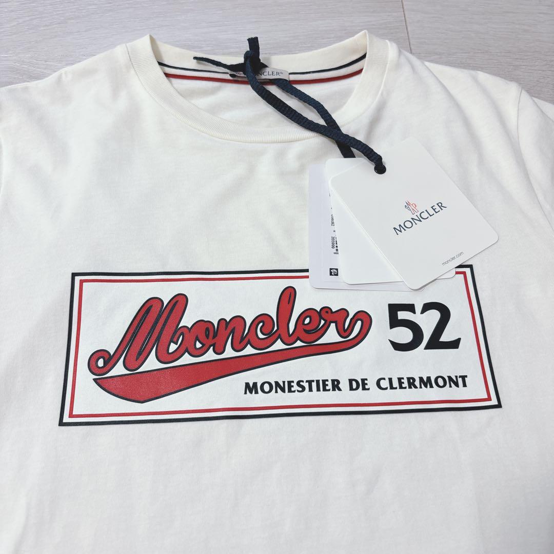 新品　モンクレール　Tシャツ　白　ホワイト