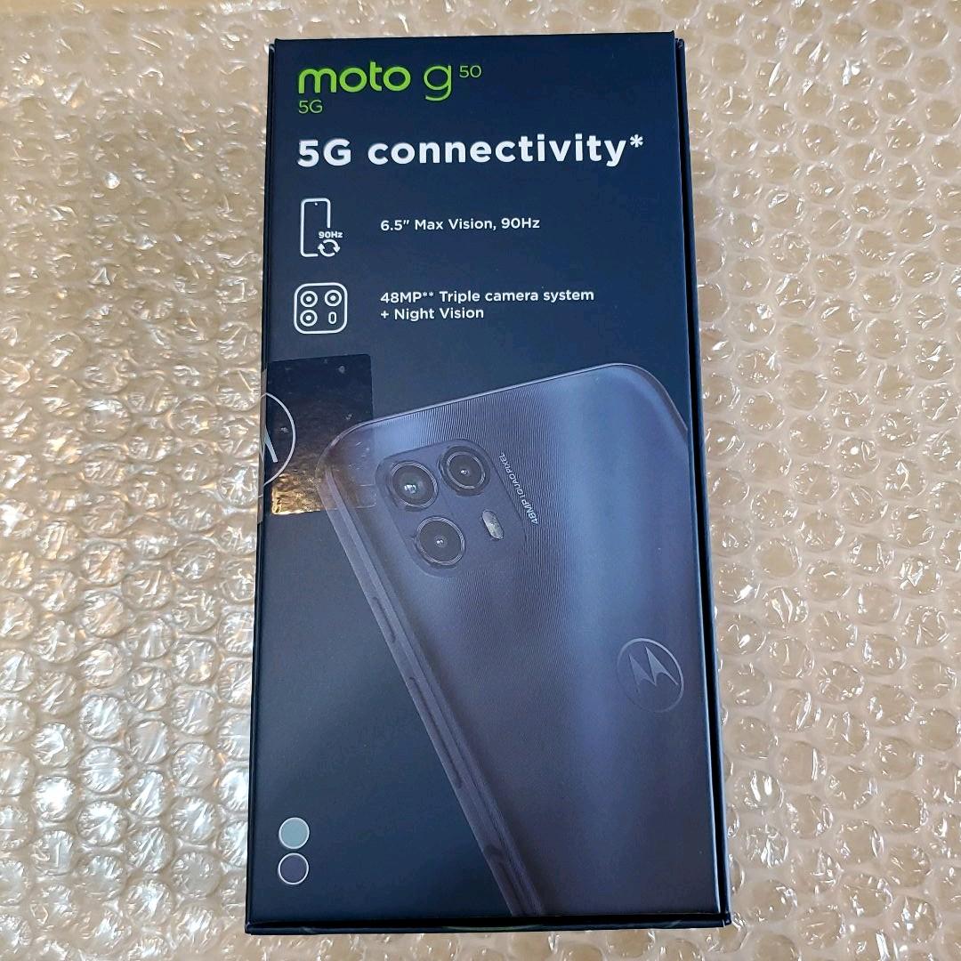 人気ブラドン モトローラ moto 【S15】 新品未使用 5G メテオグレイ g50 - スマートフォン本体