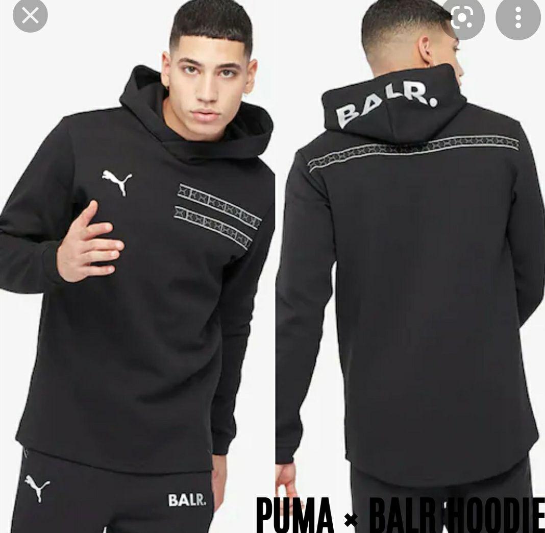 PUMA コラボ パーカー 黒 M wpU6F-m96839379107 プーマ BALR. ボーラー 得価大人気