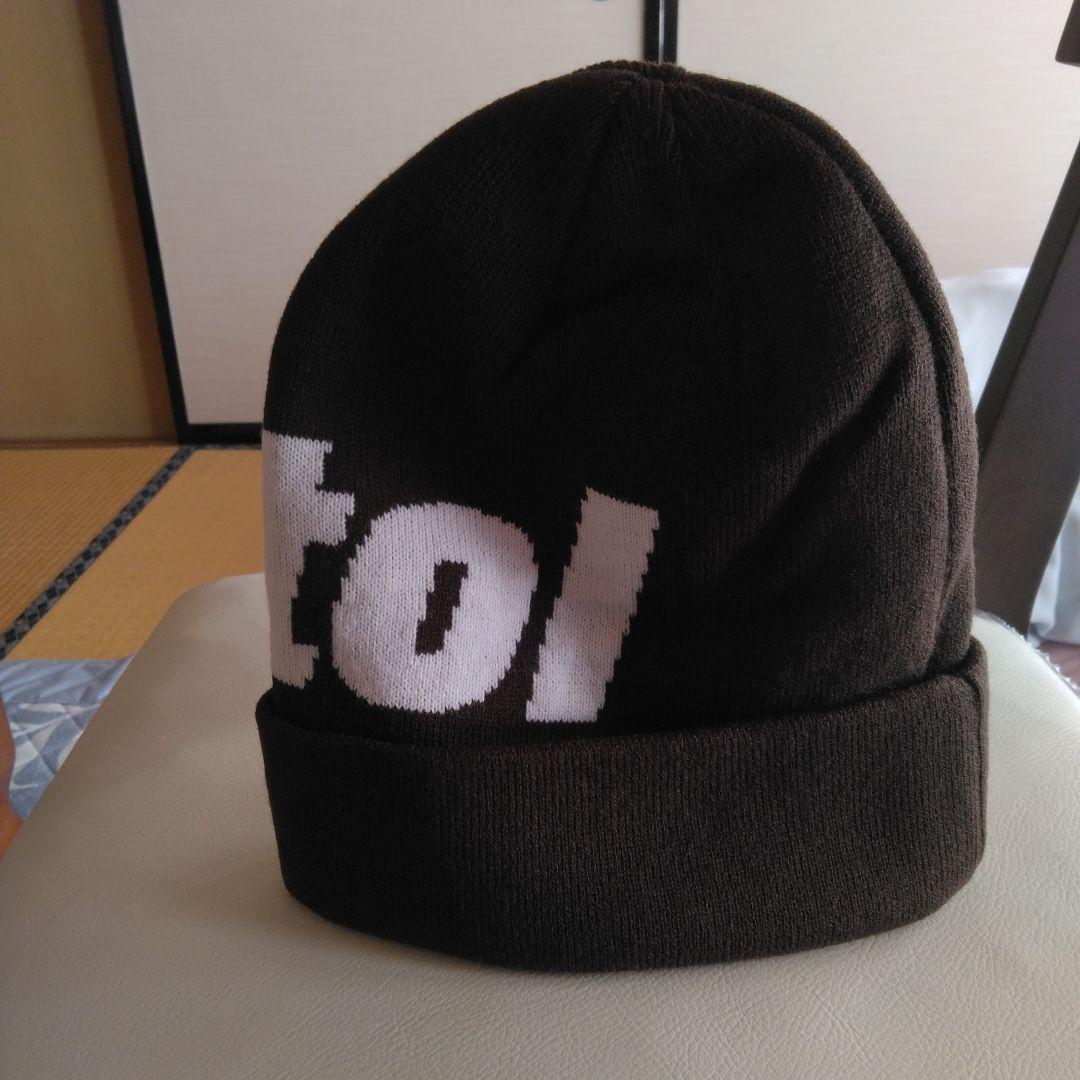 F.C .Real Bristol BIG LOGO KNIT CAP ブラウン