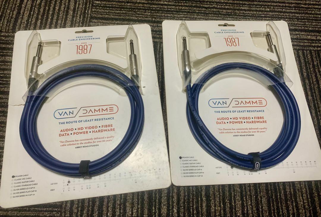 VAN DAMME Blue Series スピーカーケーブル 2m pair