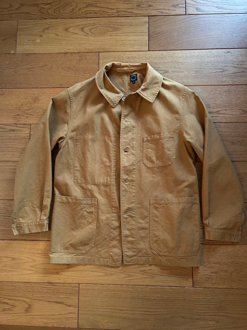 LABOUR AND WAIT カバーオール サイズ5 ベージュL LABOUR AND WAIT