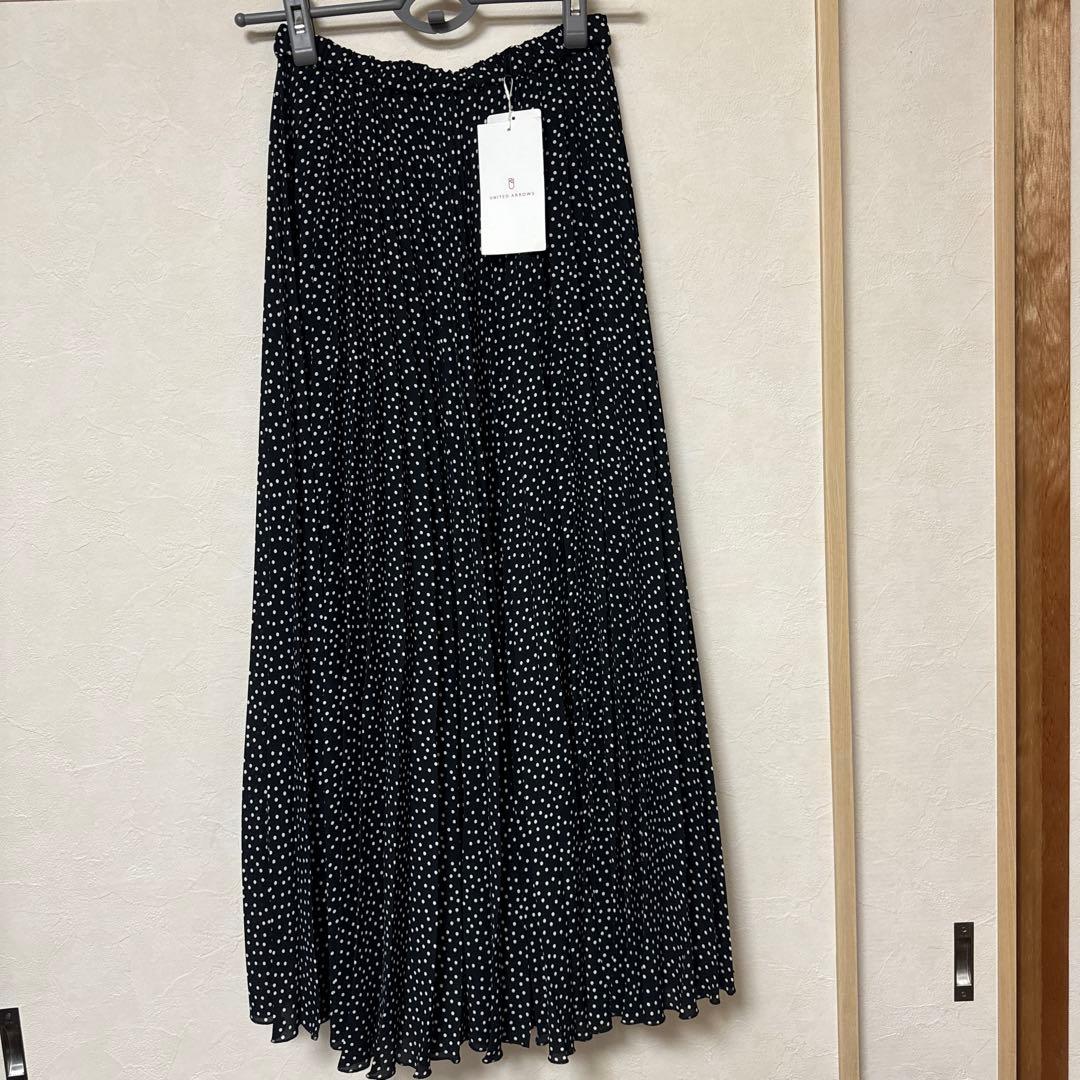 ユナイテッドアローズ　水玉プリーツスカート　38サイズ