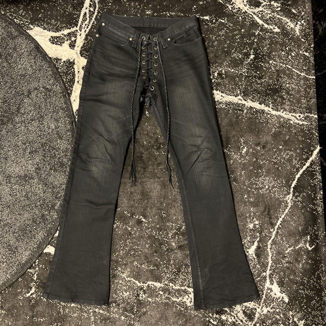 ifsixwasnine レースアップブラックデニム men’s32