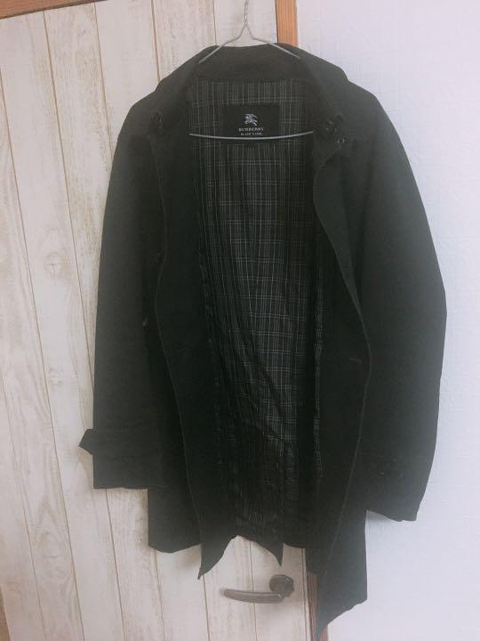 値引きする BURBERRY BLACK LABEL（正規品）ステンカラーコート(黒色) ジャケット・アウター
