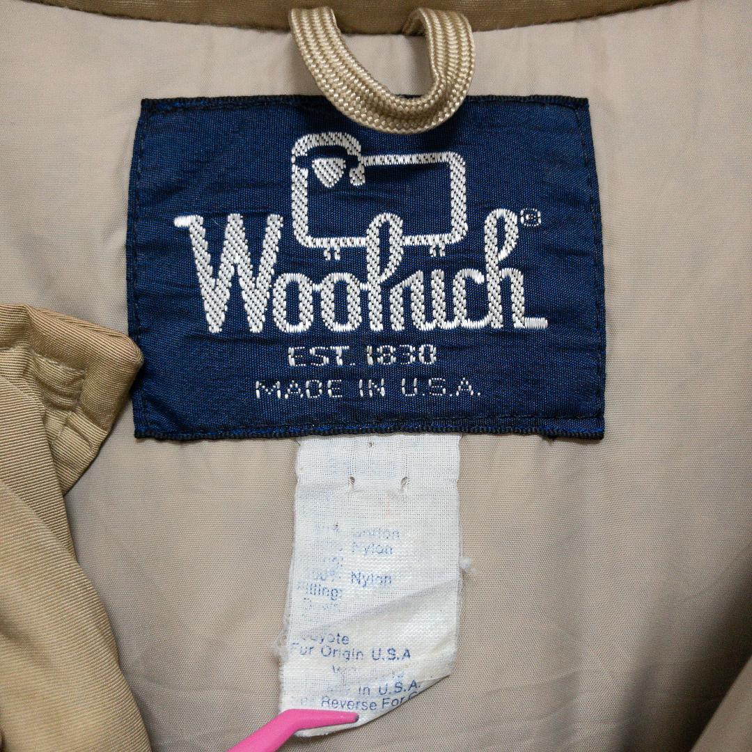 【WOOLRICH 80's】 ダウン ファーフード モッズコート C-2892