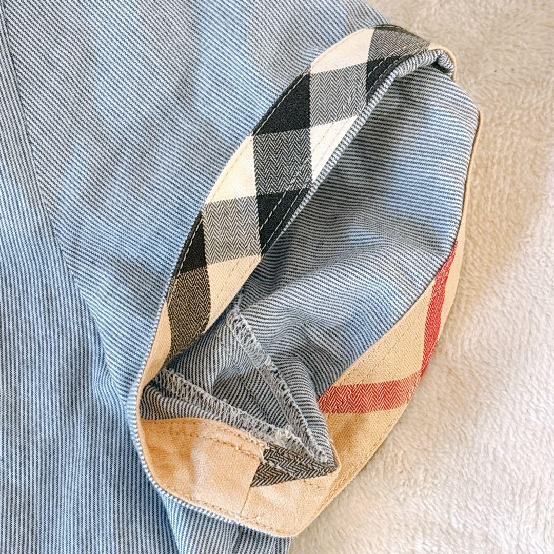【BURBERRY LONDON】シャツワンピース　チュニック　ノバチェック　M