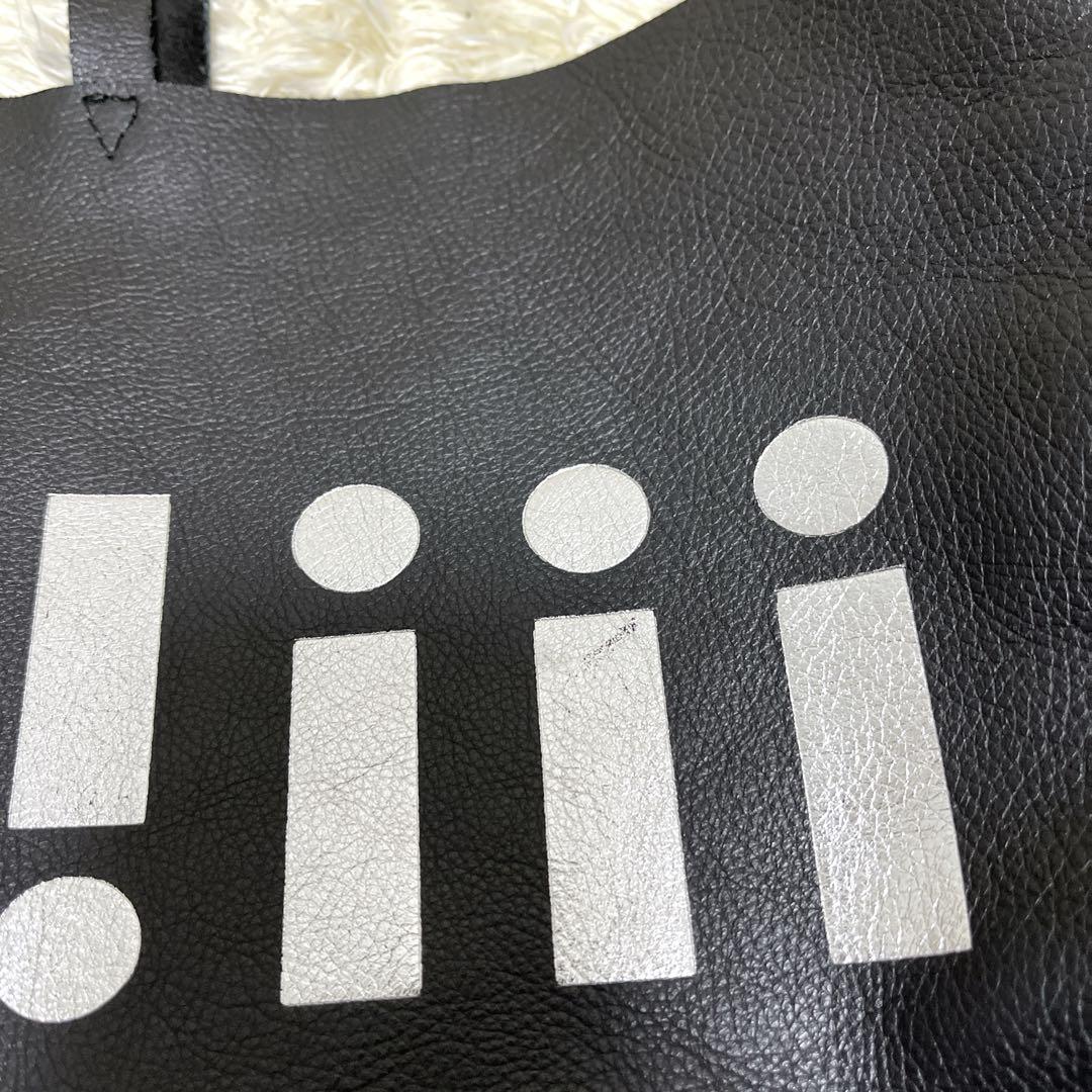 Ch!iiibag チーバッグ　ビッグロゴ　ハンドバッグ　トートバッグ　黒