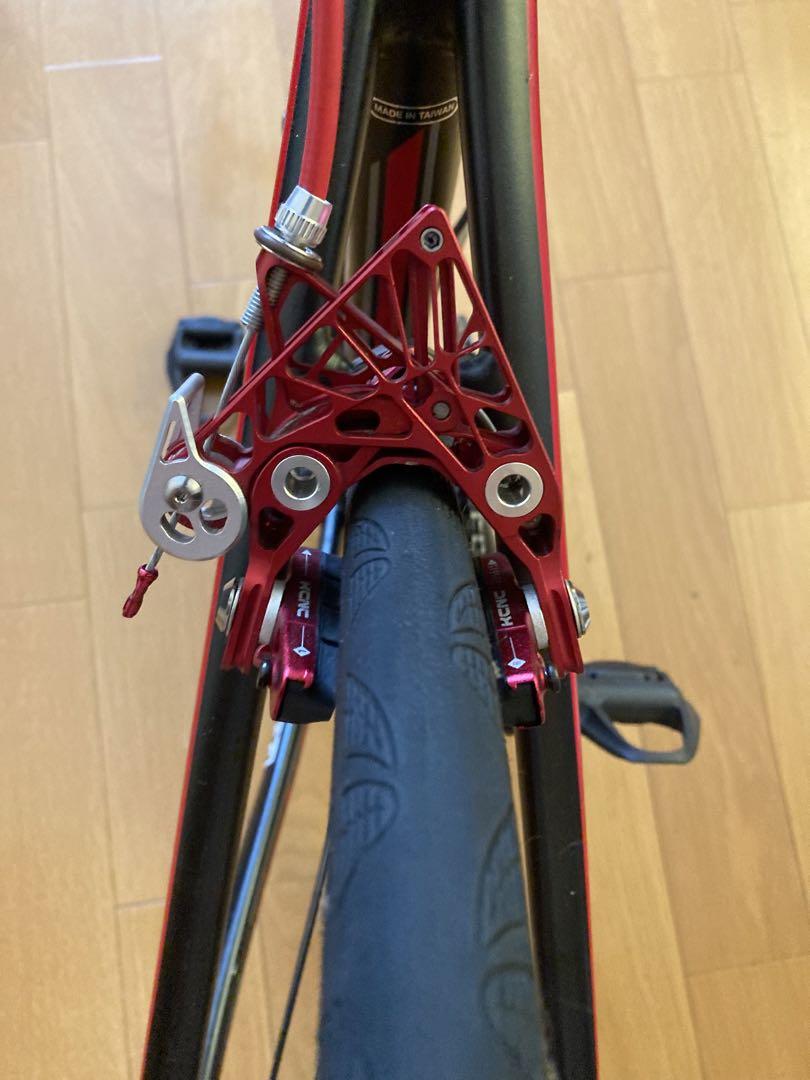KCNC CB3 超軽量 ヒルクライム リム キャリパーブレーキ 赤 自転車