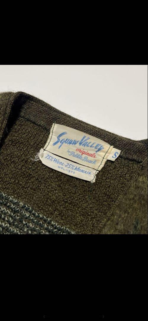 トップス 60s vintage squaw valley mohair cardigan