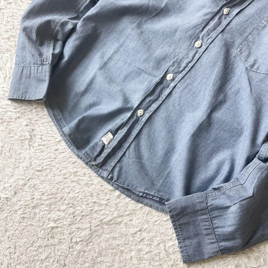 フランクアンドアイリーン 極美品 BARRY シャンブレーシャツ XS