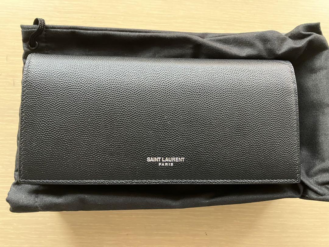【希少、箱•保証書有】SAINT LAURENT サンローラン レザー 長財布