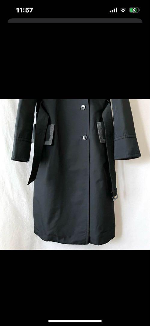 美品 ミラショーン ステンカラーコート 42 大きいサイズ