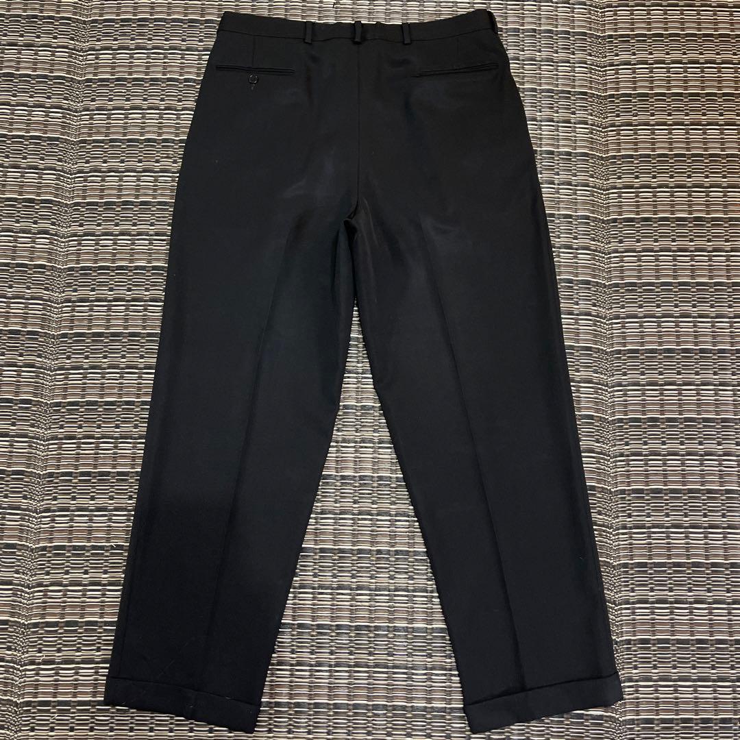 80s 90s GIVENCHY ジバンシー 3タック スラックス ブラック 80s 90s GIVENCHY ジバンシー 3タック スラックス ブラック