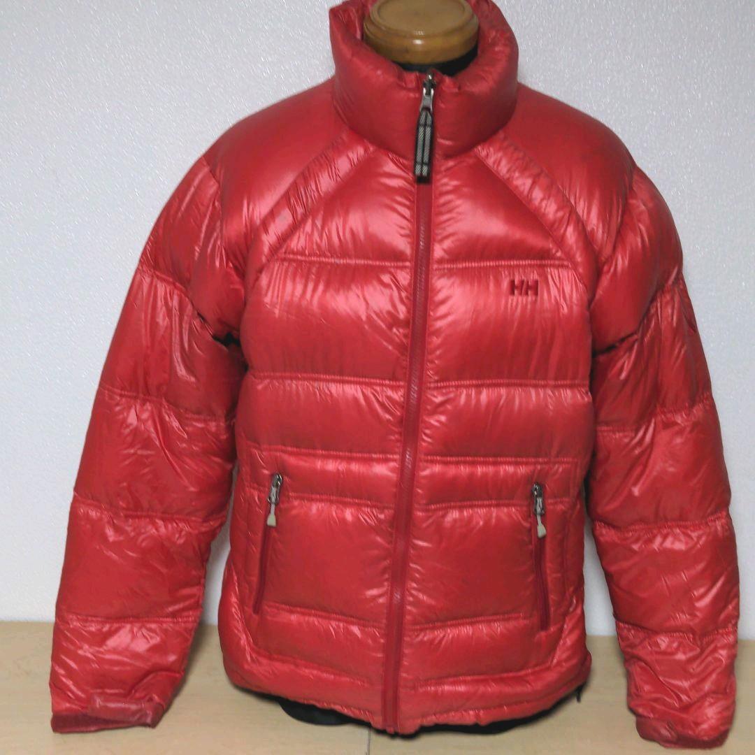 An6 Helly Hansen ダウンジャケット赤 メンズmサイズ メルカリ