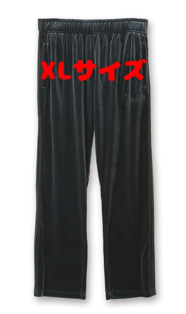 【送料込・新品未使用】MLB ヤンキース ベロア調トラックパンツ 単品 XL 紺