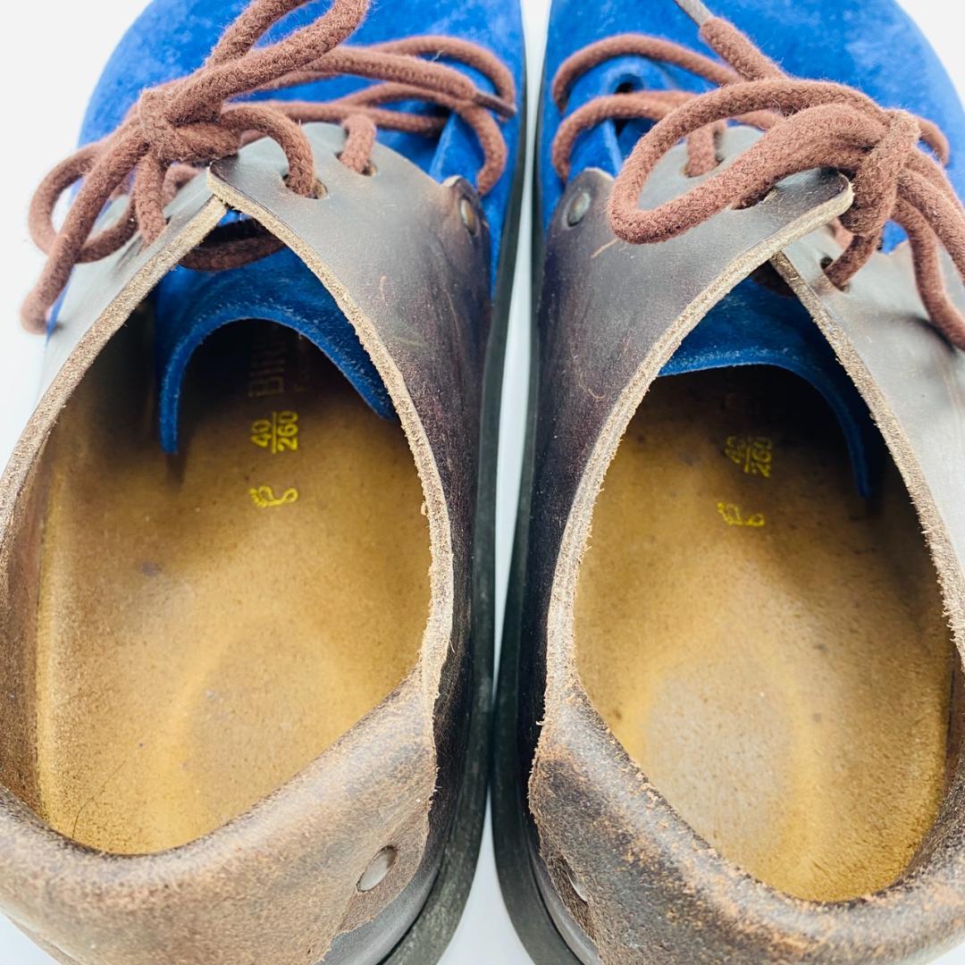 BIRKENSTOCK モンタナ バイカラー フラット 本革 スエード 40