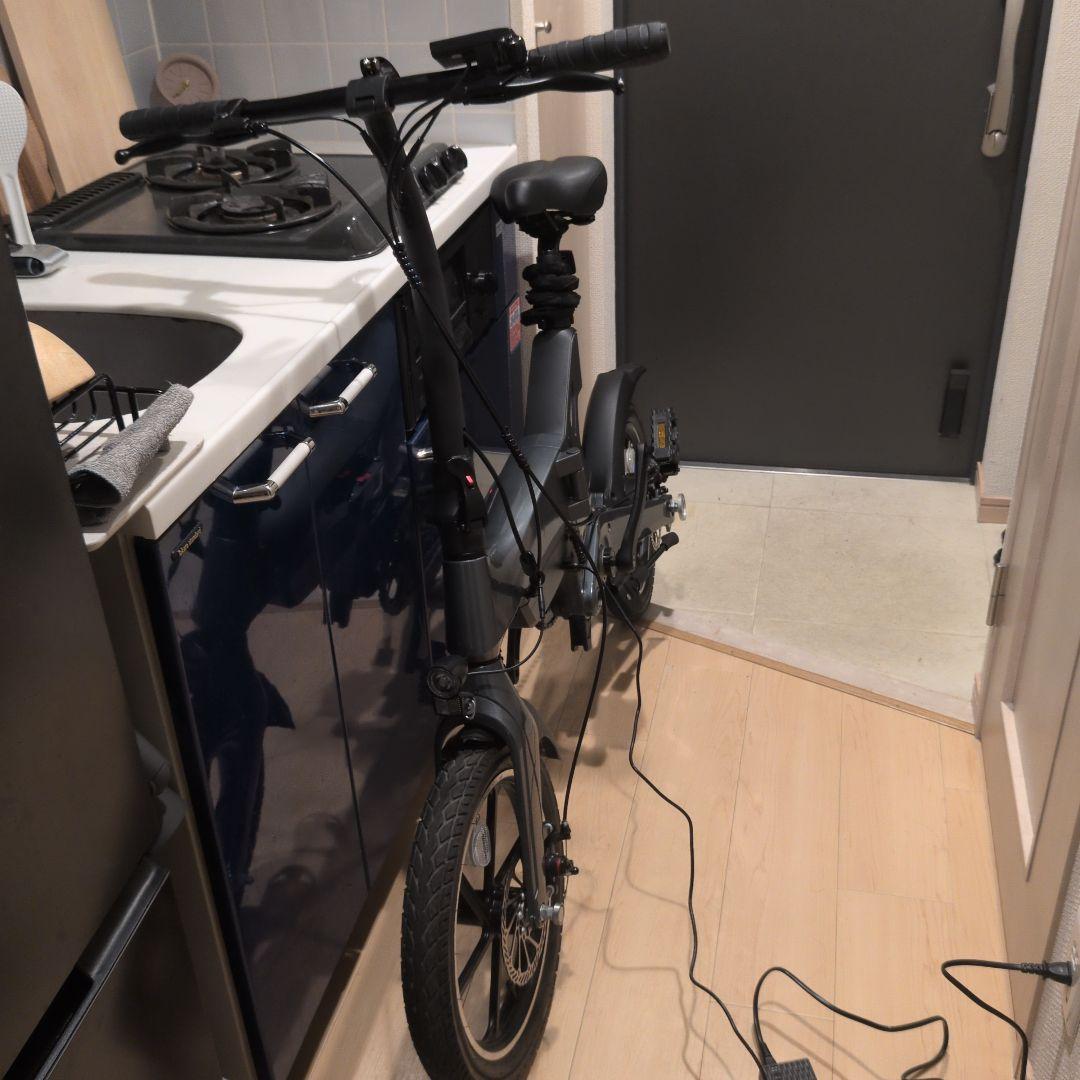 PXID-2 電動アシスト付き 折りたたみ自転車 ブラック
