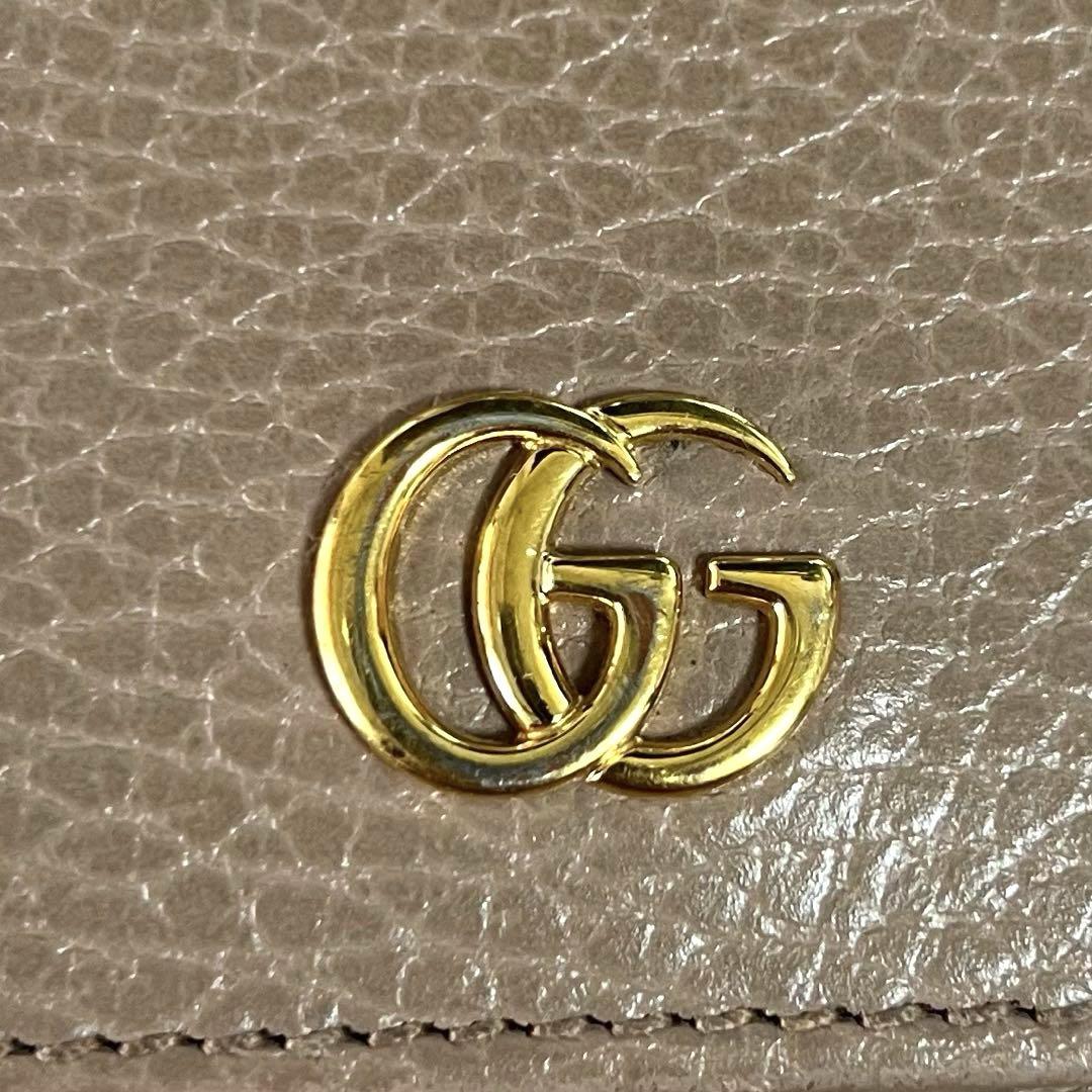 GUCCI グッチ レディース 長財布 マーモント ピンクベージュ