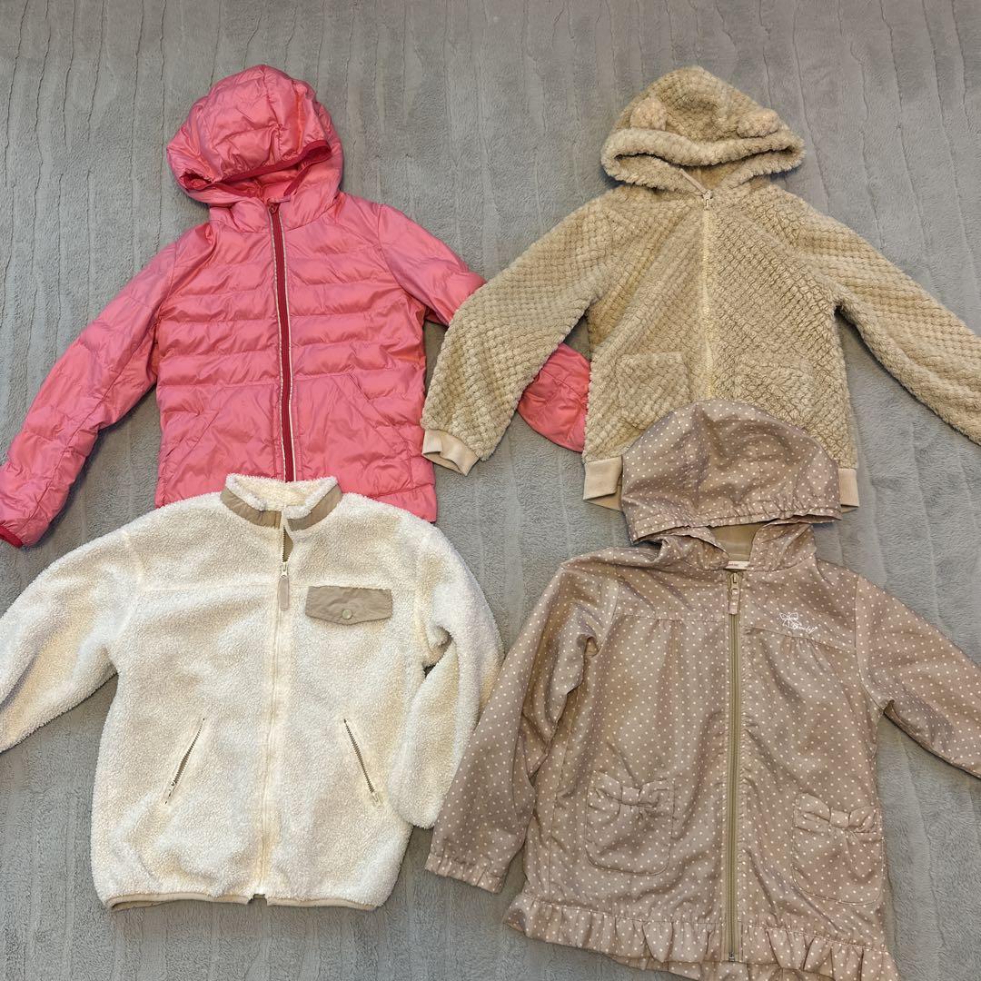 ユーズド 女の子 女児 秋冬 まとめうり 大量 新品あり 58点 130
