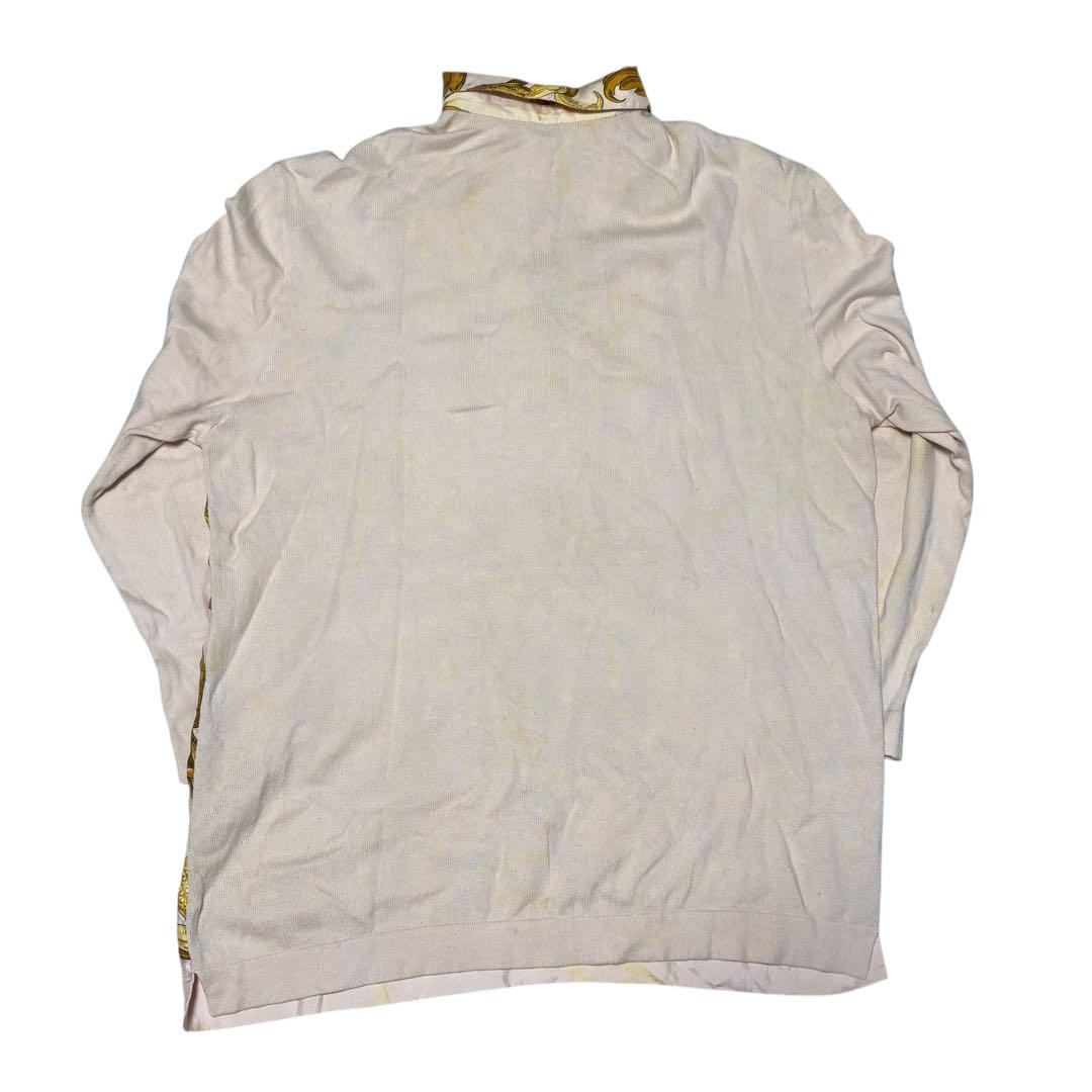 HERMES エルメス フラワー クルタシャツ XL