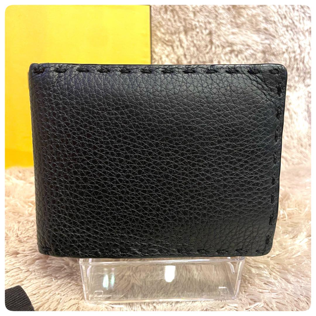 美品✨箱&保存袋付き　フェンディ セレリア　二つ折り財布 SELLERIA