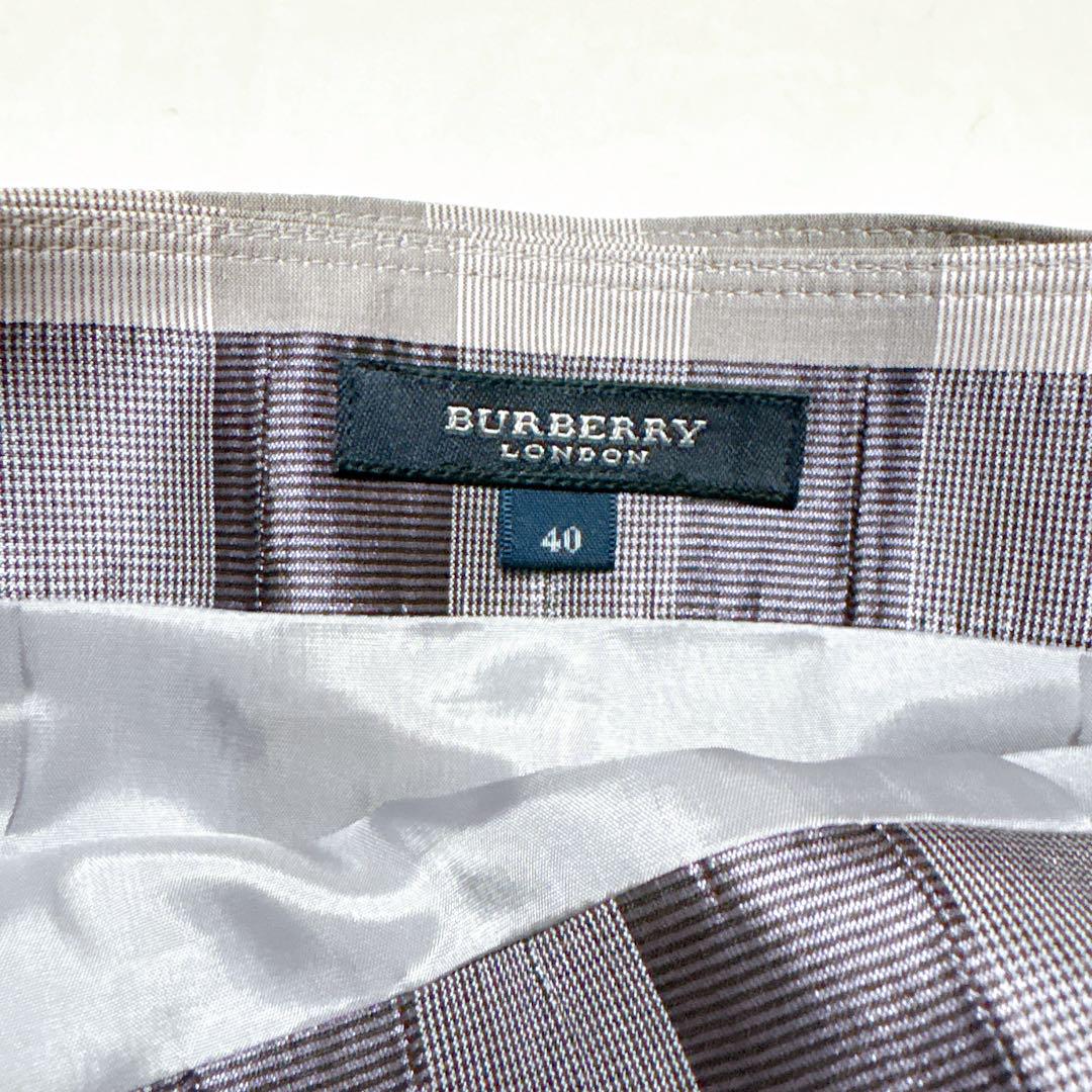 【希少カラー】BURBERRY ノバチェック パープル シルク 絹 ベルト 40 希少カラー】BURBERRY ノバチェック パープル シルク 絹 ベルト 40