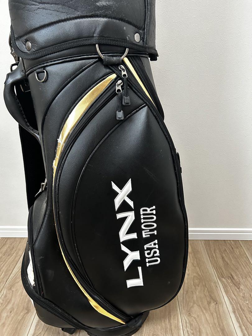 LYNX USA TOUR ゴルフバッグ ブラック