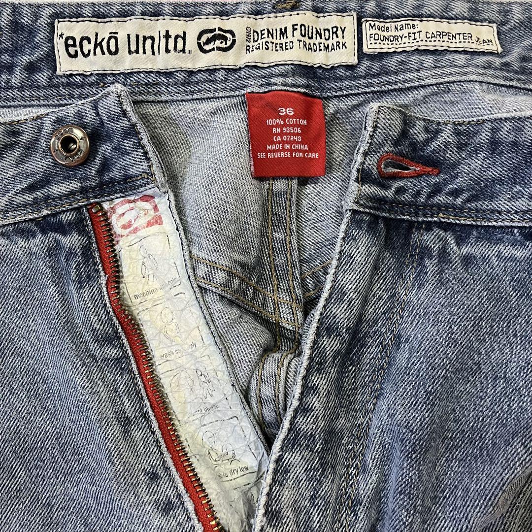 USA古着 ecko unltd B系 デニムパンツ ワイド baggy Y2K - メルカリ