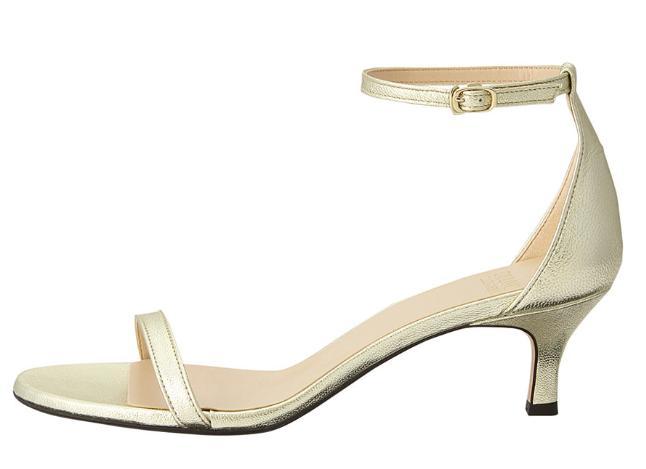 【LOULOU WILLOUGHBY】バーサンダル　ゴールド 22.5cm