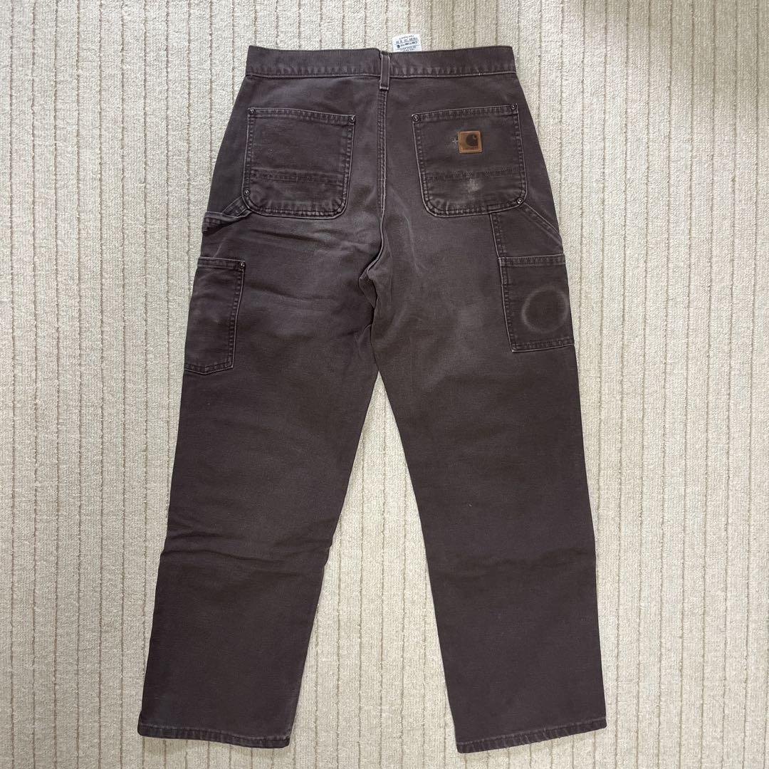 00's Carhartt ダブルニーパンツ ダークブラウン W30 L30