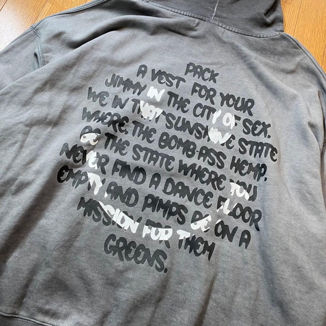 【SALE/76%OFF】Hyper Couture オーバーサイズ ダメージ プリントパーカー