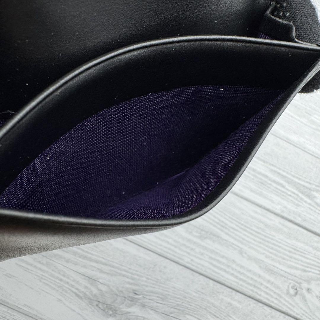 未使用級】Paul Smith マルチストライプ 名刺入れ レザー