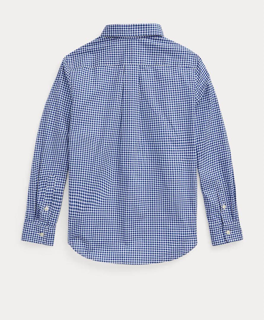 【あすつく】 Ralph Lauren ギンガムチェック 長袖シャツ 140 - トップス トップス