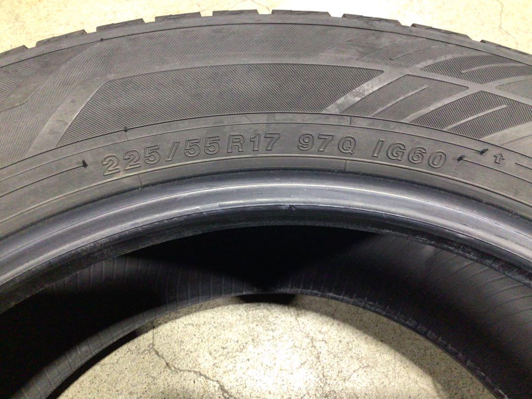 激安 225/55R17 ヨコハマ アイスガード60 スタッドレスタイヤ 4本