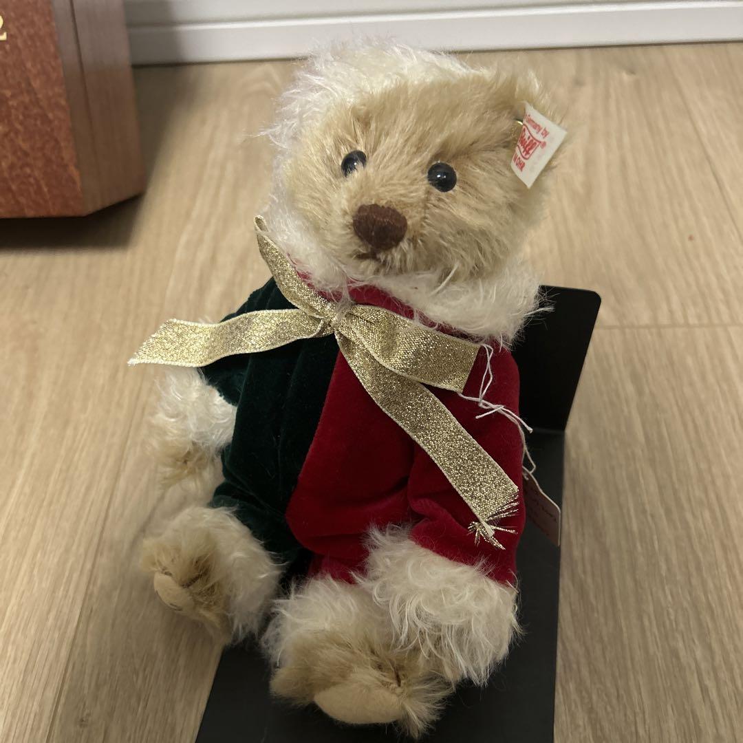 シュタイフ テディベアSteiff Little Santa 2002 ぬいぐるみ