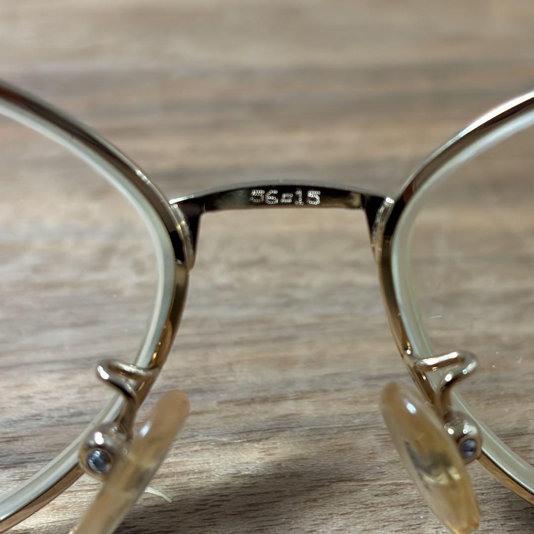 美品◇GIANNI VERSACE◇ヴェルサーチ◇メガネフレーム◇ゴールド