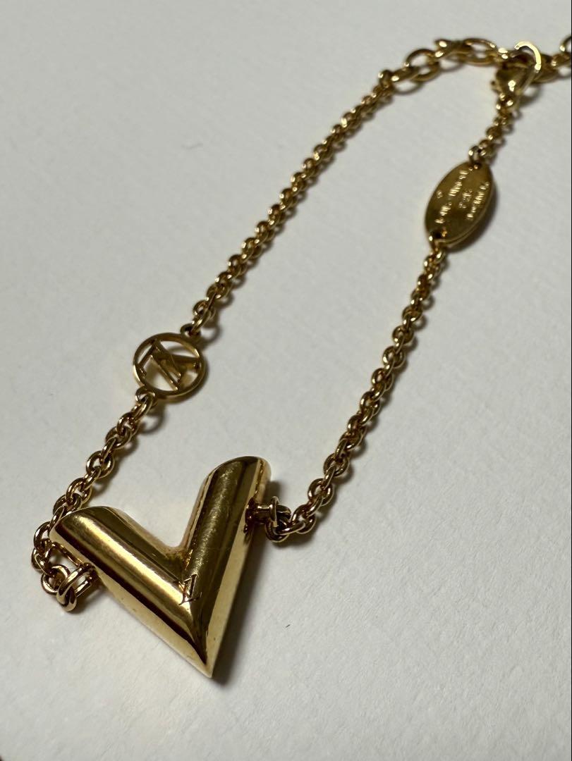 【紙袋備品全て付属】LOUIS VUITTON ゴールド ブレスレット〈未使用〉 紙袋備品全て付属】LOUIS VUITTON ゴールド ブレスレット〈未使用〉