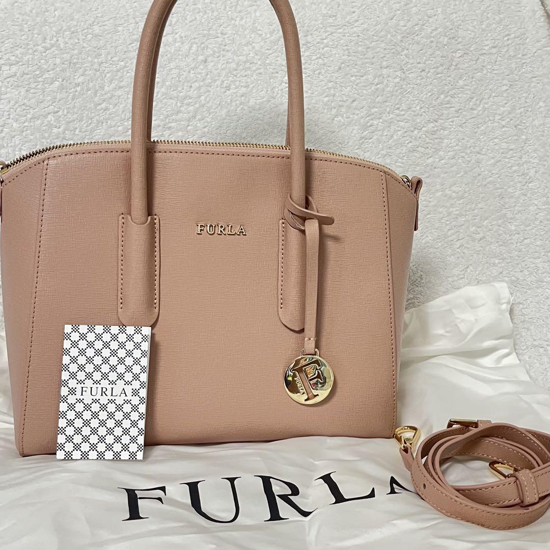 FURLA ピンク ハンドバッグ